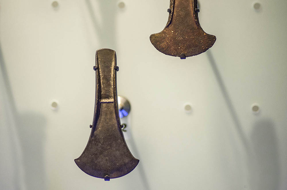 Axe Heads in Museum of London - machines and tools