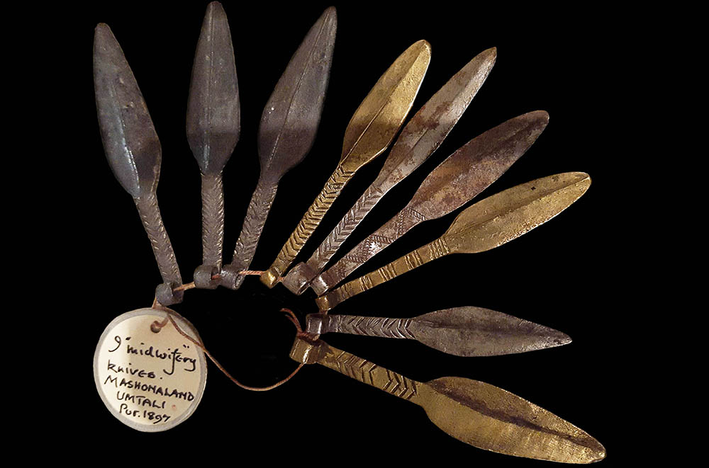 Midwifery Knives in Pitt Rivers Museum - machines and tools