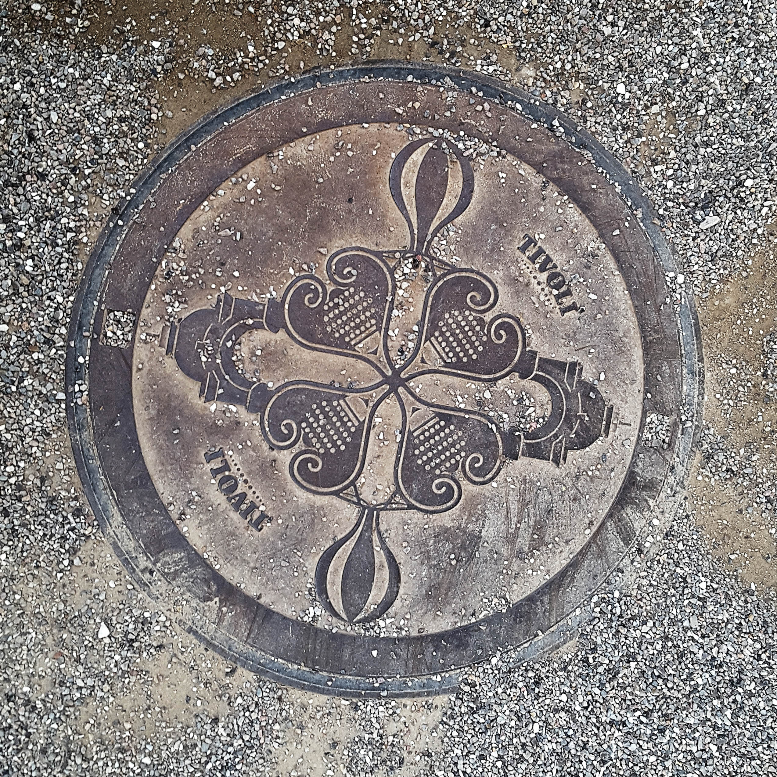 Manhole Cover, Copenhagen - Cast iron from Tivoli Gardens