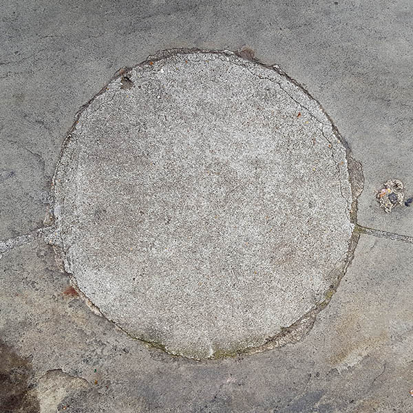 Manhole Cover, London - Concrete centre