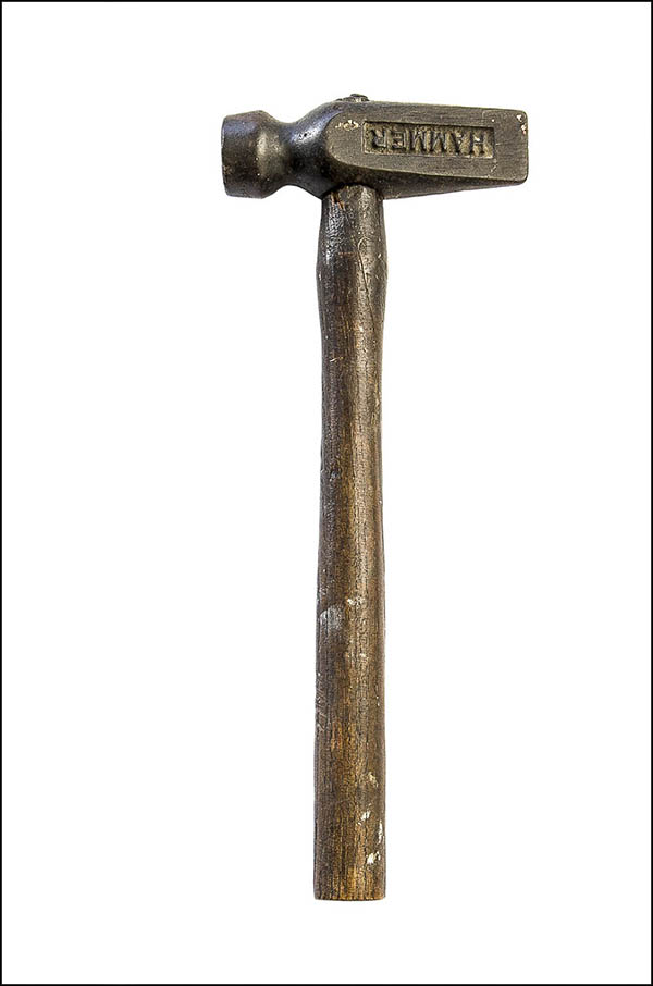 Coal hammer - blunt and vertical chisel ends - Antique