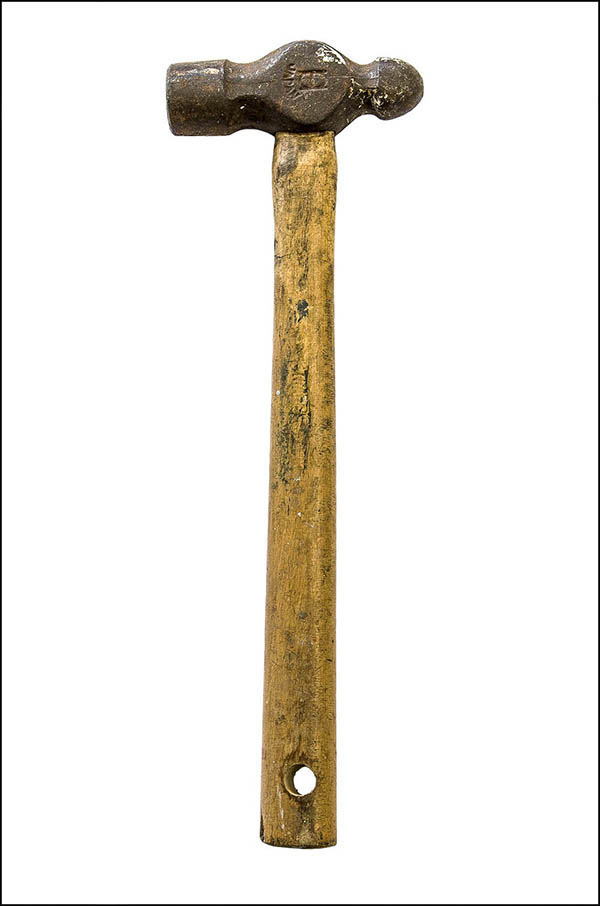 Ball-peen hammer - wooden handle