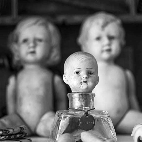 Vintage ceramic dolls