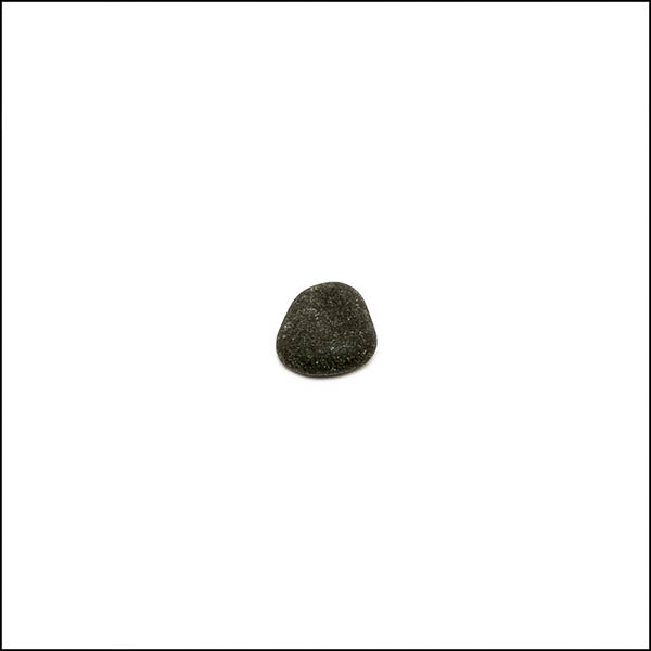 Pebble - uneven shape, black