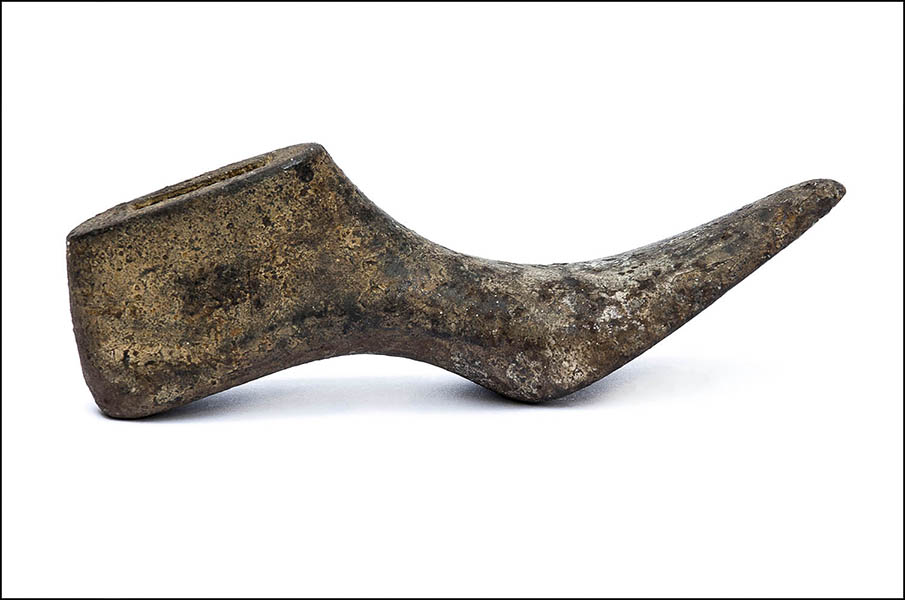 Shoe Last - Cobblers cast iron pointed toe form - antique